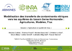 Modélisation des transferts de contaminants nitriques vers les aquifères du bassin Seine-Normandie: Agricultures, Modèles, Flux