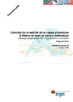 Contrôle de la salinité de la nappe phréatique d&#039;Alsace en aval du bassin potassique. Campagne géophysique 2007. Aval de terrils et anomalies. Rapport final 