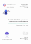 PROGRAMME DEPARTEMENTAL D&#039;ETUDE DES RESSOURCES EN EAU 1995.- Etude de la vulnérabilité des captages destinés à l&#039;alimentation en eau potable à la Réunion. Commune de l&#039;Entre-Deux. 