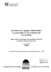 Inventaire des captages d&#039;alimentation en eau potable de 342 communes du Puy-de-Dôme dans le cadre du développement de la Banque Nationale de Données des Eaux Souterraines. 