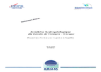 Synthèse hydrogéologique du bassin de Gouzon- Creuse. Propositions d&#039;actions pour la gestion de l&#039;aquifère. 