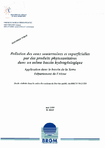 Pollution des eaux souterraines et superficielles par des produits phytosanitaires dans un même bassin hydrogéologique- Application dans le bassin de la Serre- Département de l&#039;Aisne. 