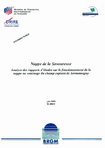 Nappe de la Savoureuse- Analyse des rapports d&#039;études sur le fonctionnement de la nappe au voisinage du Champ captant de Sermamagny. 