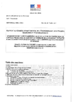 Rapport au conseil départemental de l&#039;Environnement, des risques sanitaires et technologiques- Captage du Bain